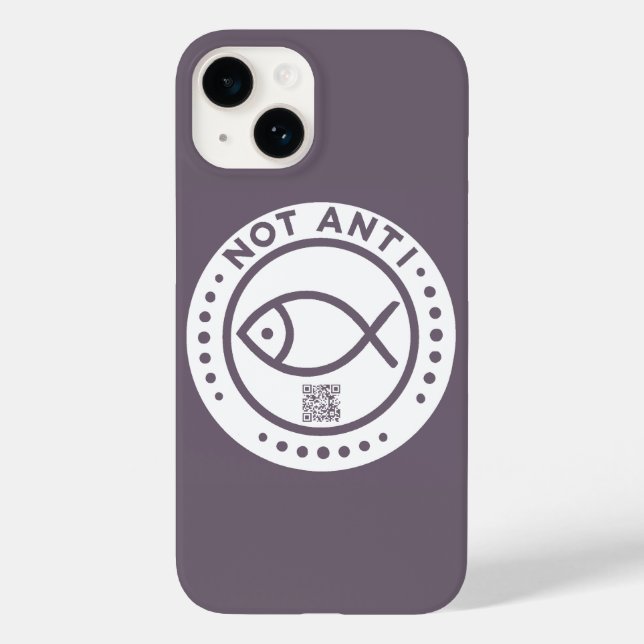 Violet NotAntiFish phone case (Back)