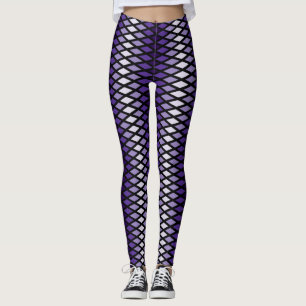 Violet Ombre Diamond Leggings