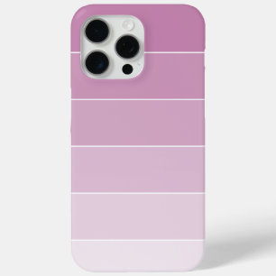 Violet Ombré Stripes iPhone 15 Pro Max Case