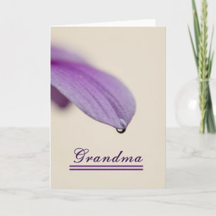 Violet Petal Mothers Day Card