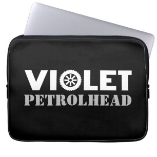 Violet Petrolhead Laptop Sleeve