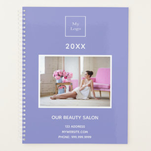 Violet photo business logo beauty salon planner