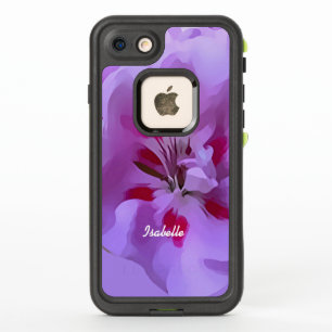 Violet Pink Abstract Hibiscus Flower Personalised