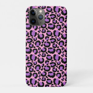 Violet Pink Cheetah Leopard Pattern Animal Lover iPhone 11 Pro Case
