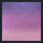 Violet Princess Blush Pink Triple Glitter Ombre Faux Canvas Print<br><div class="desc">This girly and chic design is perfect for the girly girl. It depicts faux printed sparkly triple sparkly glitter ombre gradient of violet purple, princess pink, and blush pink. It's pretty, modern, trendy, and unique. ***IMPORTANT DESIGN NOTE: For any custom design request such as matching product requests, colour changes, placement...</div>