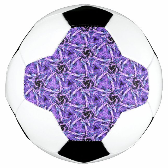 Violet Pulse Soccer Ball (Front)