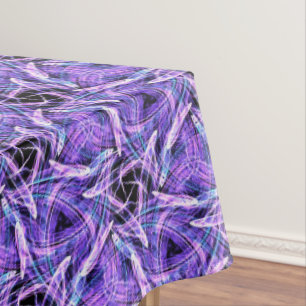 Violet Pulse Tablecloth
