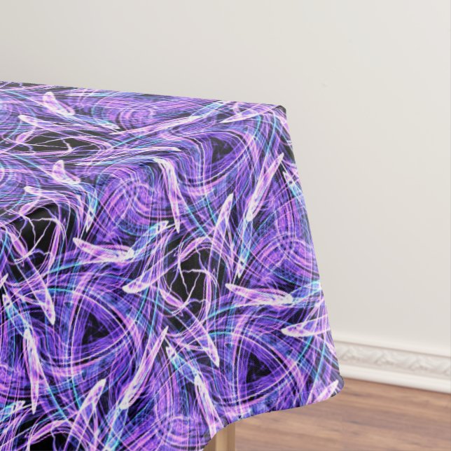 Violet Pulse Tablecloth (In Situ)