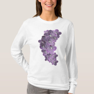 Violet Purple Blooming Flower Orchids T-Shirt