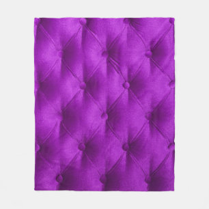 Violet purple velvet capitone textile background,  fleece blanket