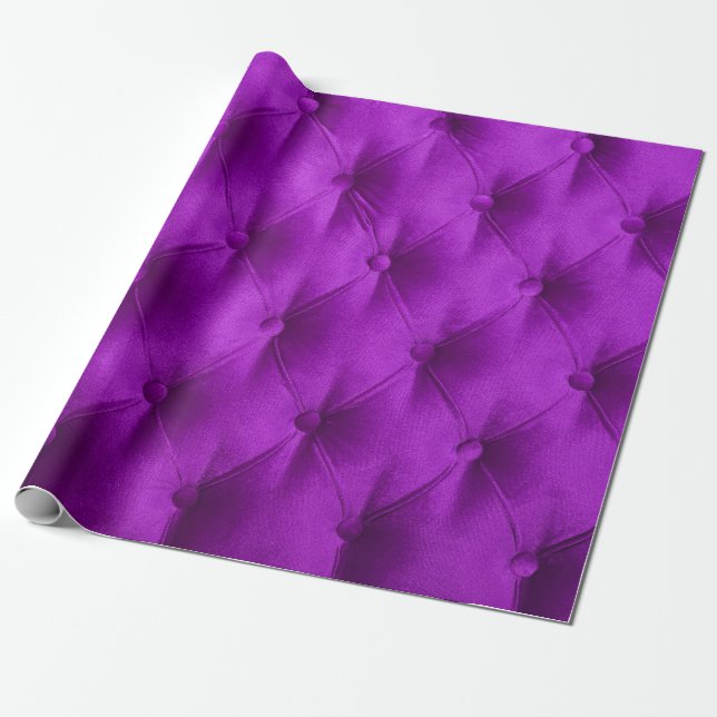 Violet purple velvet capitone textile background,  wrapping paper (Unrolled)