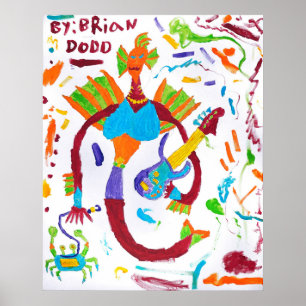 Violet Razorfin Poster