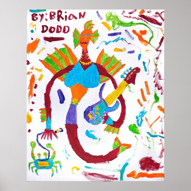 Violet Razorfin Poster (Front)