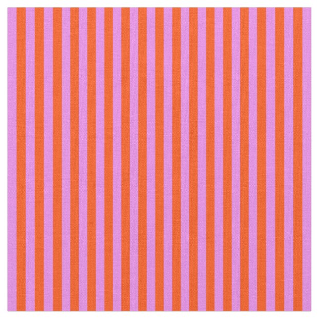 Violet & Red Stripes/Lines Pattern Fabric (Close Up)