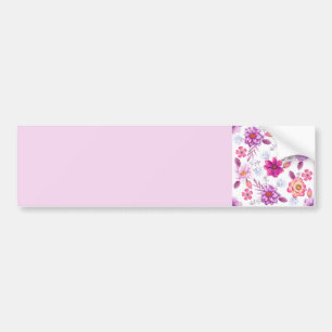 Violet rose bumper sticker