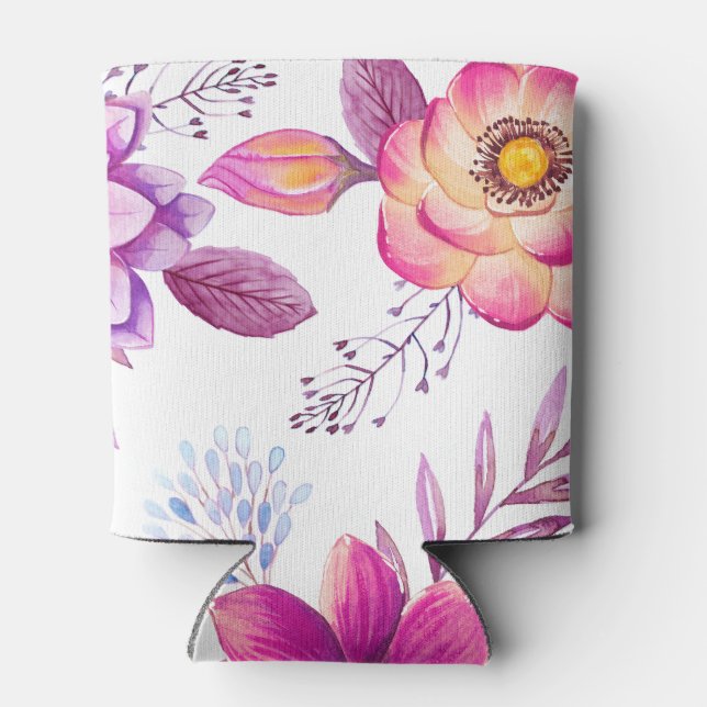 Violet rose can cooler (Back)