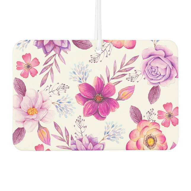 Violet rose car air freshener (Front)