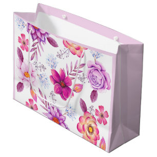 Violet rose large gift bag