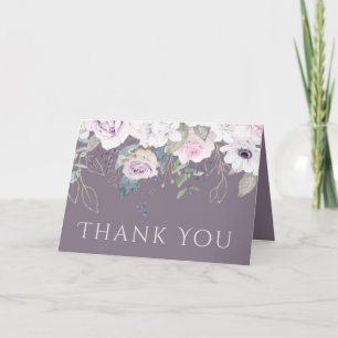 Violet Rose PHOTO Thank You Card