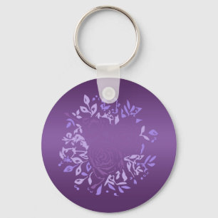 VIOLET Round Key Ring