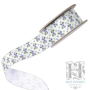 Violet Satin Ribbon