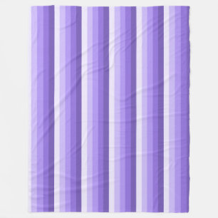 Violet shadow stripes fleece blanket
