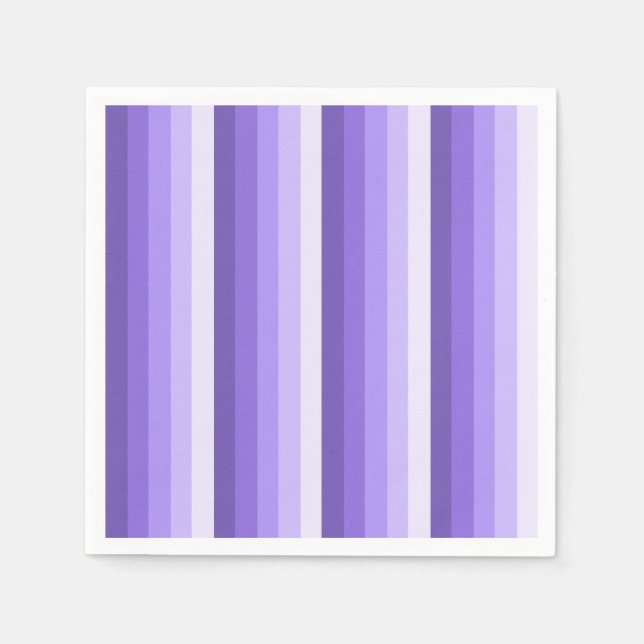 Violet shadow stripes napkin (Front)