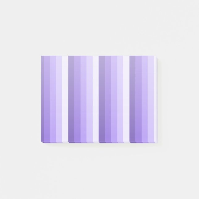 Violet shadow stripes post-it notes (Front)