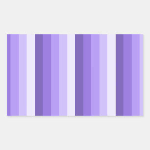 Violet shadow stripes rectangular sticker