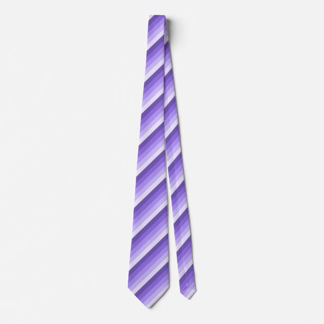 Violet shadow stripes tie (Front)