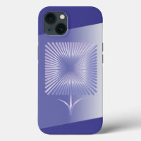 Violet square flower
