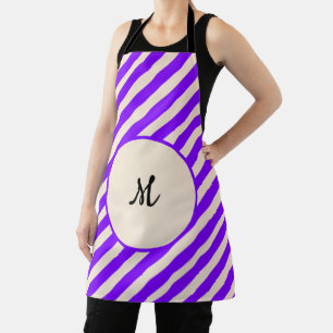 Violet Stripes Apron