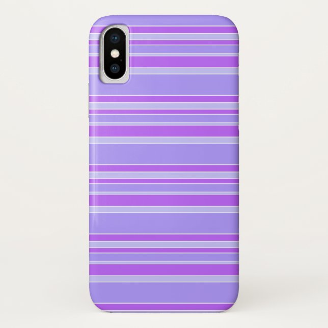 Violet stripes Case-Mate iPhone case (Back)