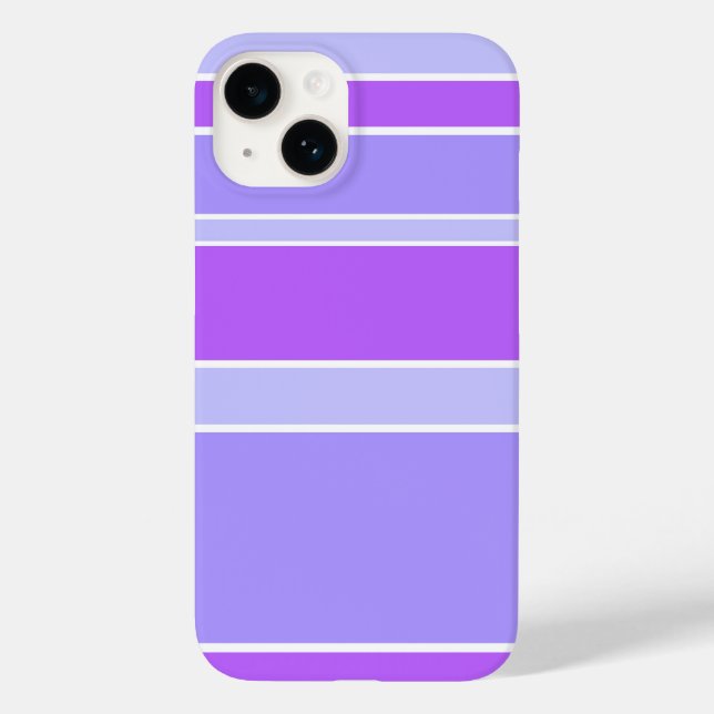 Violet stripes  Case-Mate iPhone case (Back)