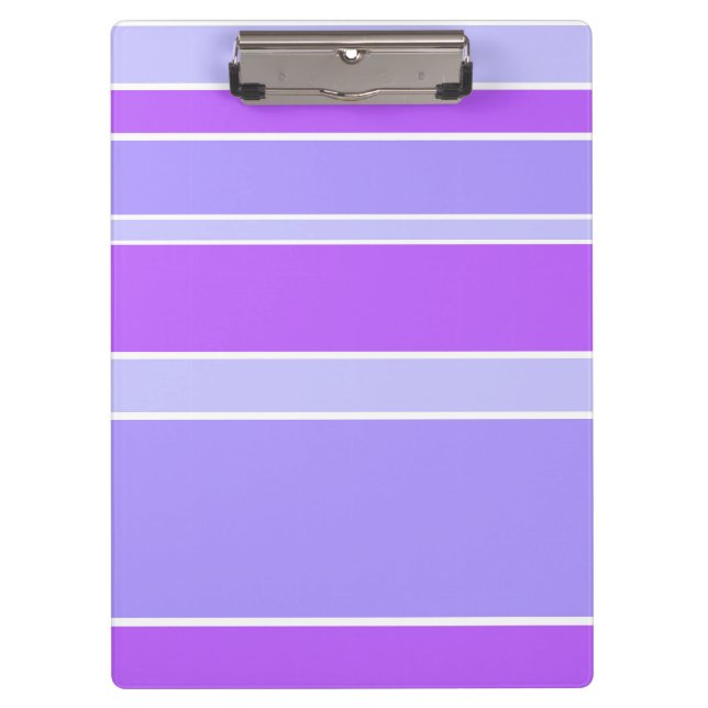 Violet stripes clipboard (Front)