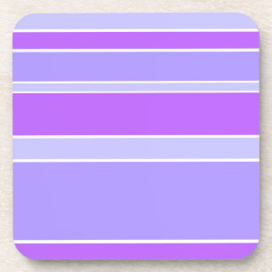 Violet stripes coaster