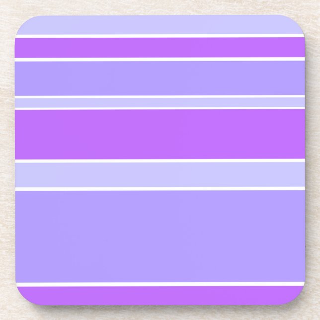 Violet stripes coaster (Front)