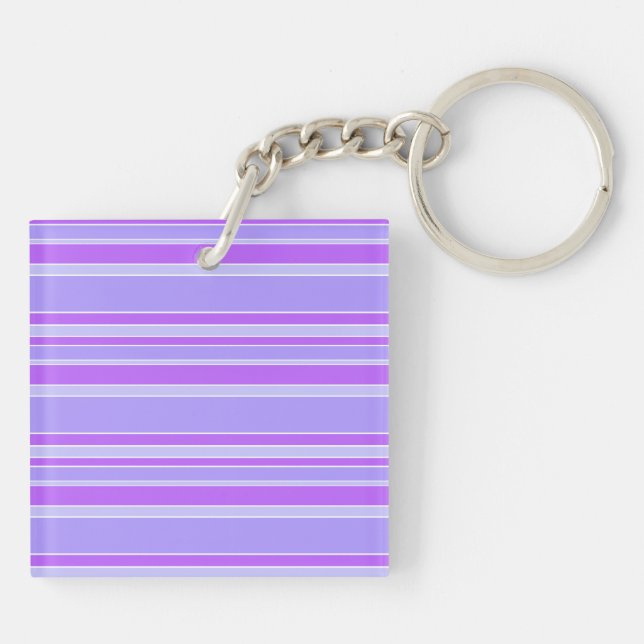 Violet stripes key ring (Back)