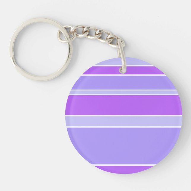 Violet stripes key ring (Front)