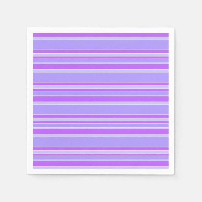Violet stripes napkin (Front)