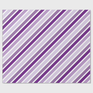 violet stripes wrapping paper