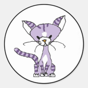 Violet the Cat Sticker (Meet the Mews)