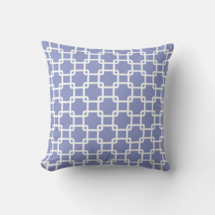 Violet Tulip Square Link Throw Pillows