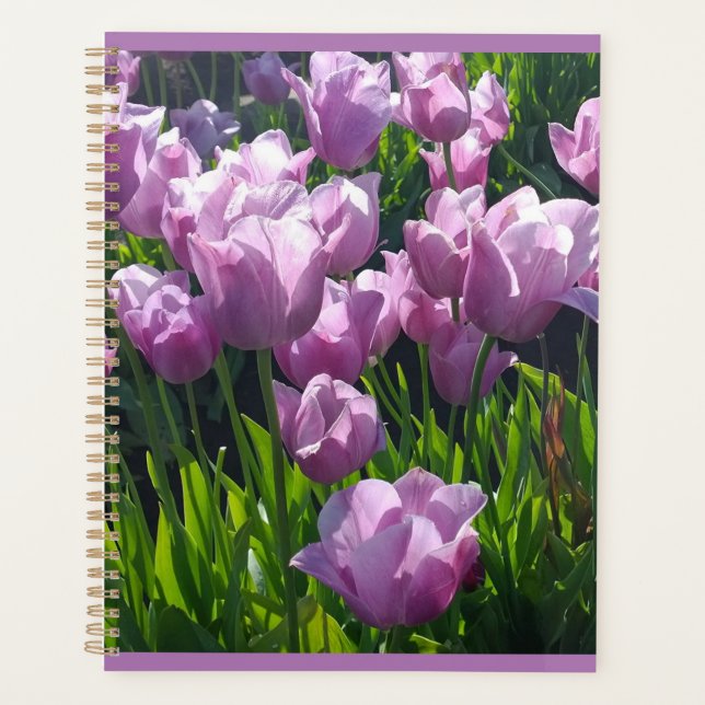 Violet Tulips, Oregon Planner (Front)