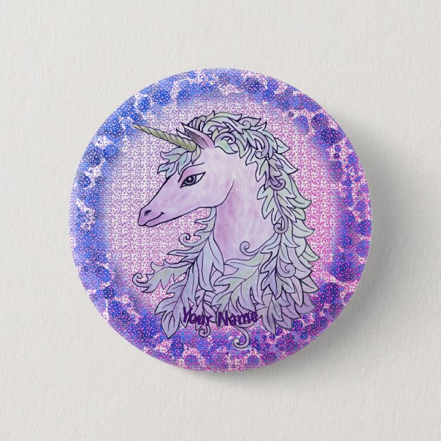 Violet Unicorn pin  (Front)