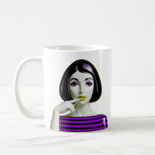 Violet Vogue Muse Coffee Mug