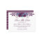 Violet Watercolor Save The Date Announcements
