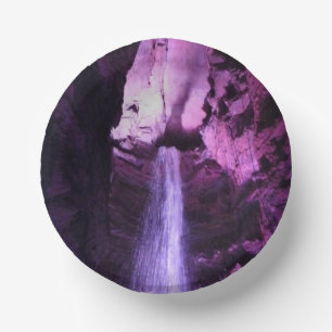 Violet Waterfall paper bowls Plate