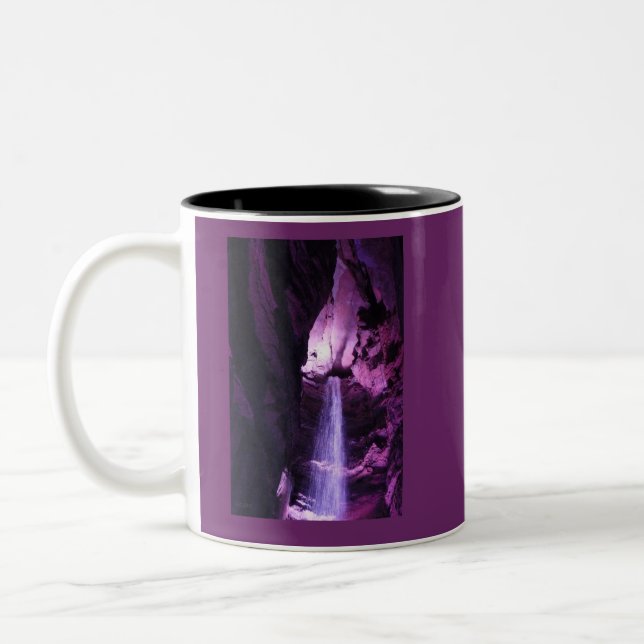 Violet Waterfall two-tone mug (Left)