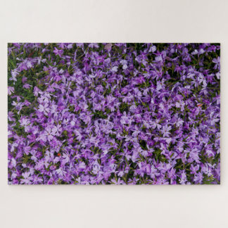 Violet Whispers in Bloom – 1014 Piece Purple Phlox Jigsaw Puzzle